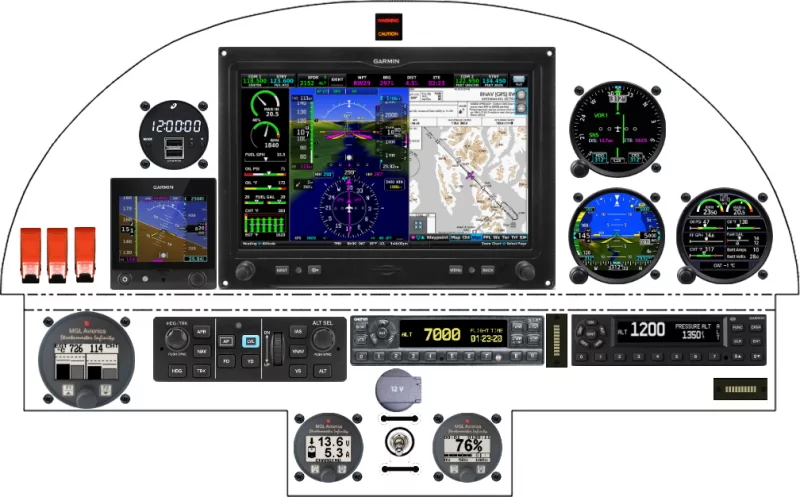 A Titan Aircraft T-51 instrument panel design