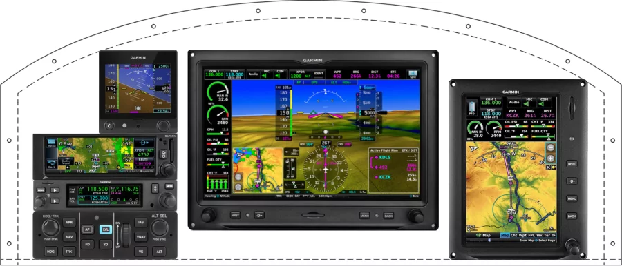 An Team Rocket Aircraft F1 Rocket instrument panel design