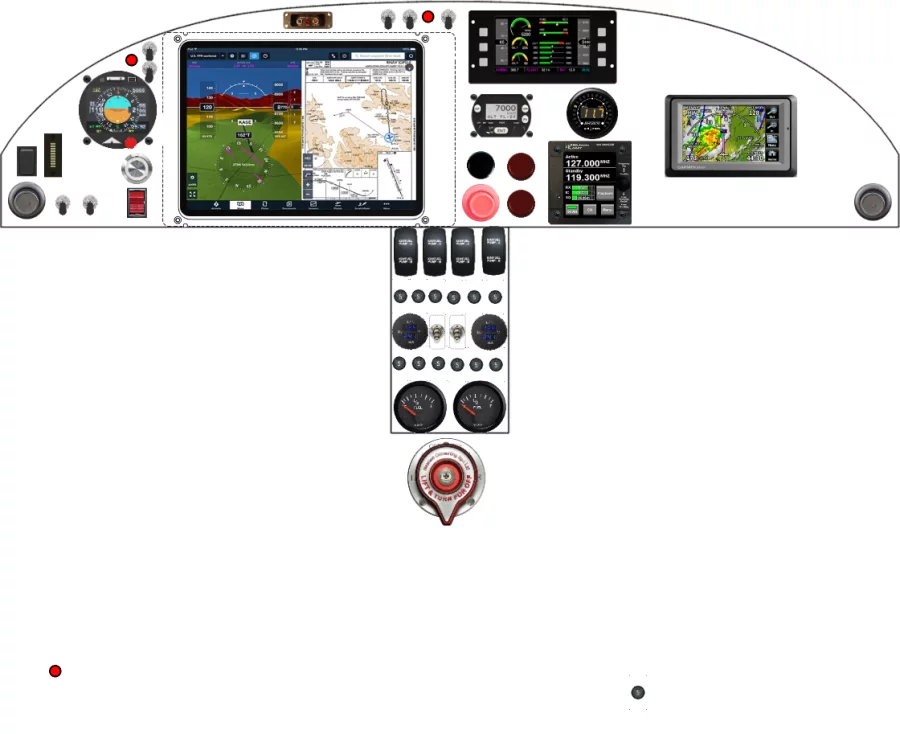 A Zenith Aircraft Company CH-601/601XL instrument panel design