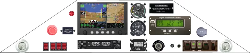 A Sonex Aircraft Sonex instrument panel design