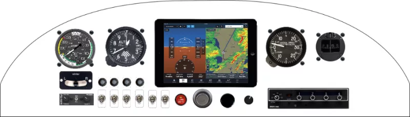 An Avid Aircraft MK-4 instrument panel design