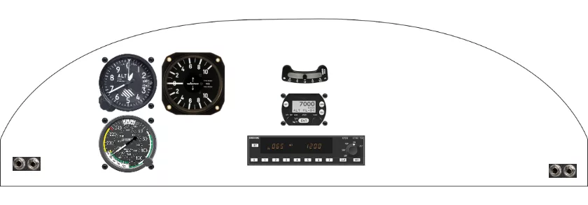 An Avid Aircraft MK-4 instrument panel design