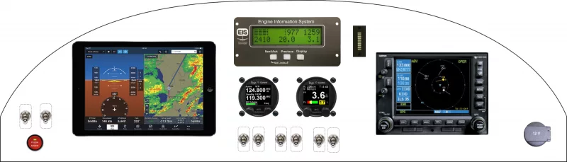 An Avid Aircraft MK-4 instrument panel design