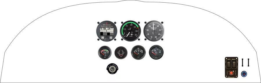A Avid Aircraft Magnum instrument panel design