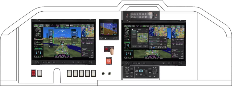 An Mooney M20k instrument panel design