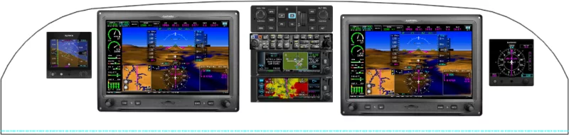 A Bearhawk Aircraft Model 5 instrument panel with the Garmin G3X Touch