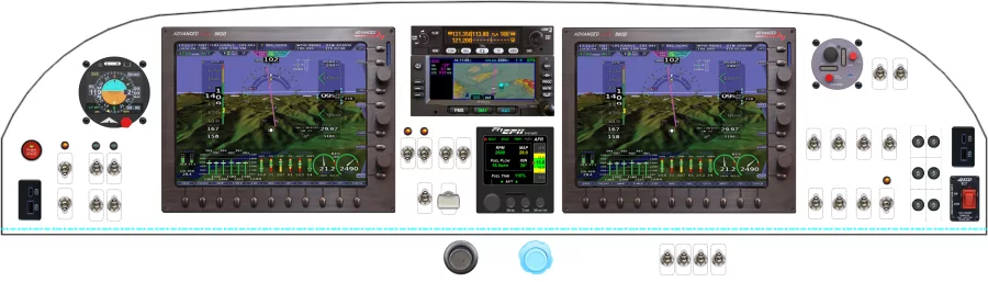 A Bearhawk Aircraft Model 5 instrument panel design