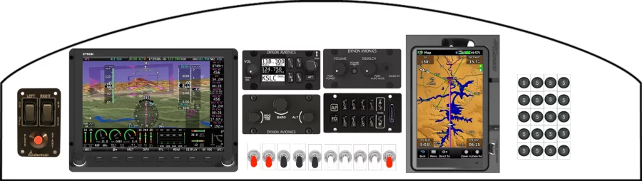 A Bearhawk Aircraft Patrol instrument panel design