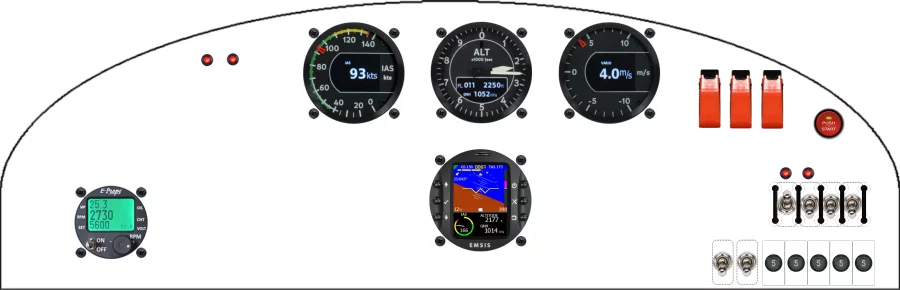 A Bearhawk Aircraft LSA instrument panel design