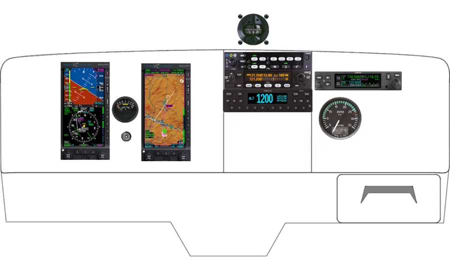 An instrument panel design with the Aspen Evolution