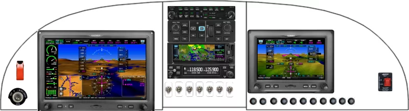 A Czech Aircraft Group SportCruiser instrument panel design