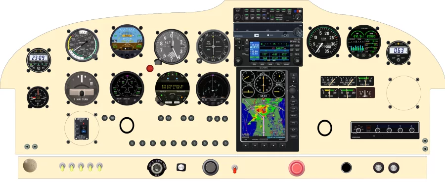 Cherokee 180C panel design