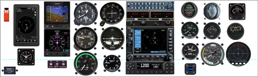 A Just Aircraft Highlander instrument panel design