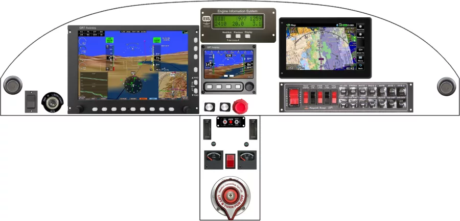 A Zenith Aircraft Company CH-601/601XL instrument panel design