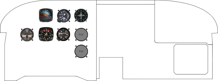 A Piper Aircraft PA-34 instrument panel design