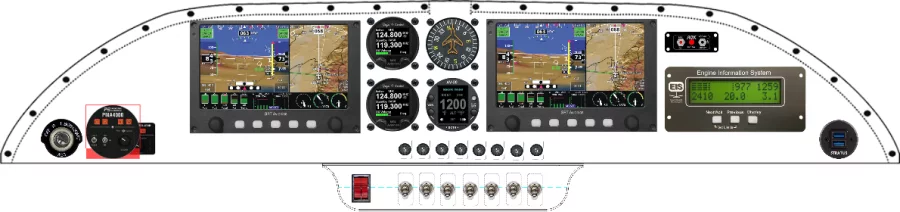 A Sonex Aircraft Sonex B instrument panel design