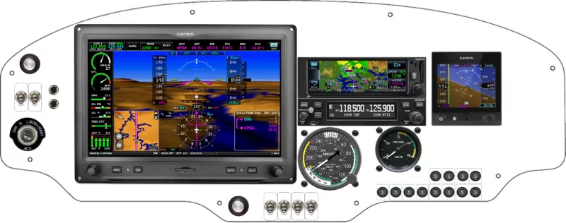 A Jabiru Aircraft J400 instrument panel design