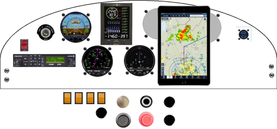 A Bearhawk Aircraft LSA instrument panel design