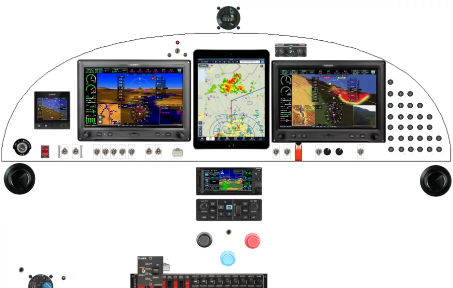 A Falcomposite Furio instrument panel design