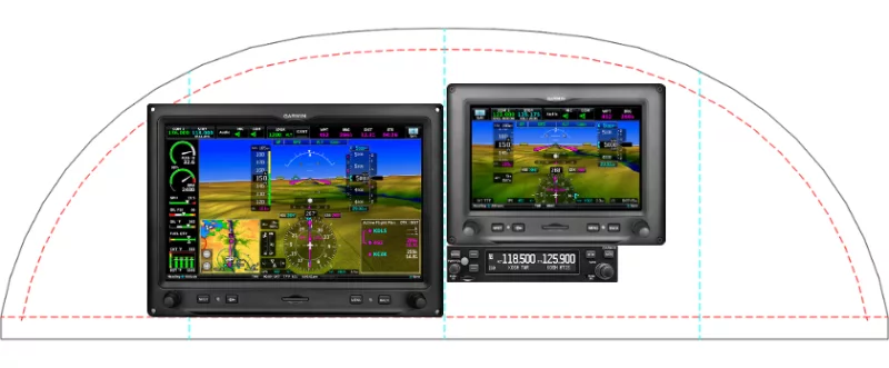 A Zenith Aircraft Company STOL CH 750 instrument panel with the Garmin G3X Touch