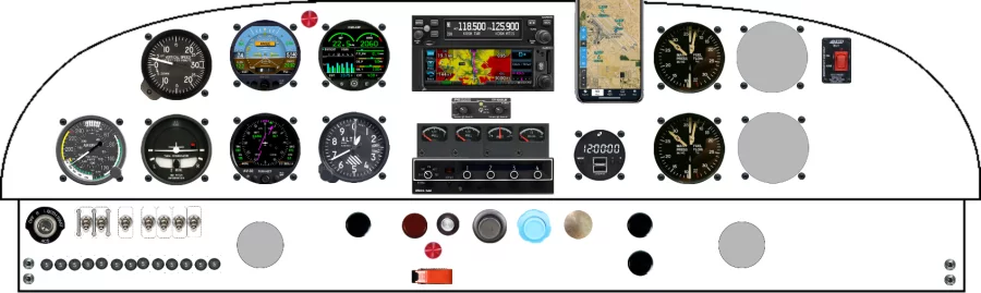 A Maule Air Maule instrument panel design