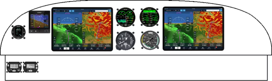 A Maule Air Maule instrument panel design