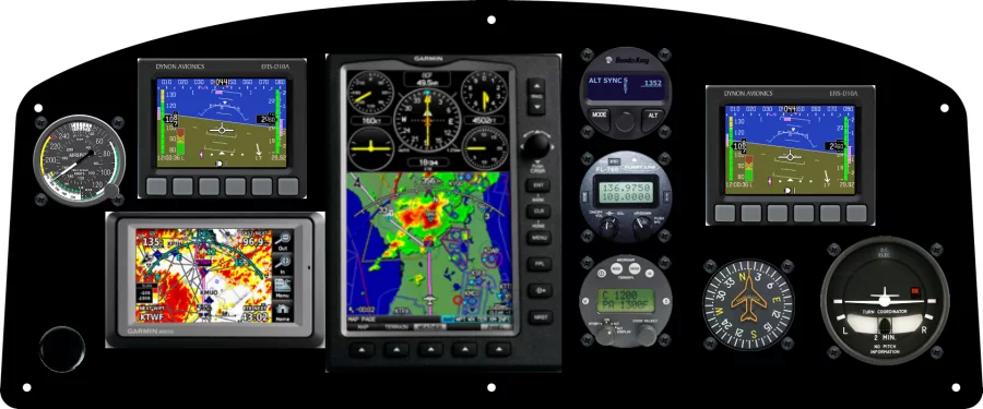 An Aeroprakt Aircraft Aeroprakt A22 instrument panel design