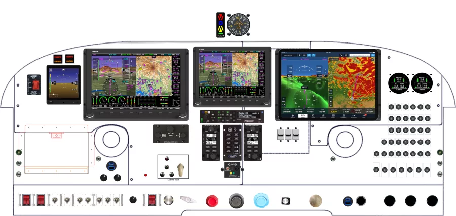 PA-24 panel design