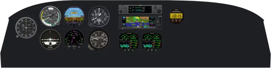 Piper Aircraft PA-20/22 instrument panel design