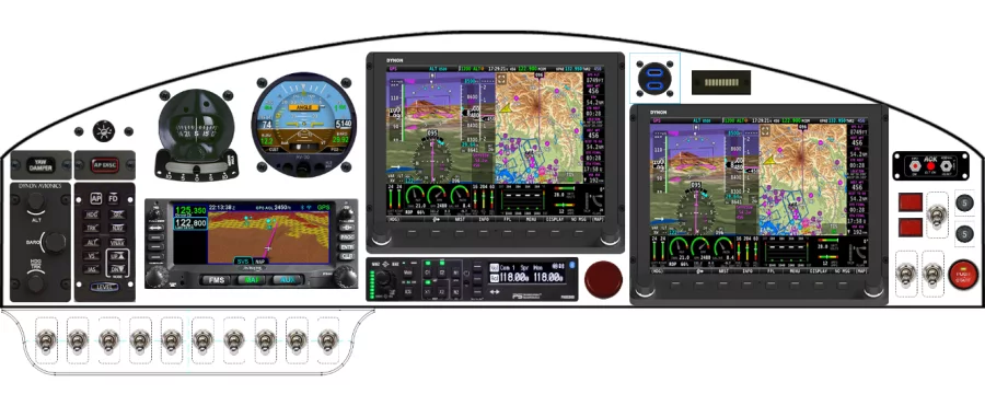 A Bearhawk Aircraft Patrol instrument panel design