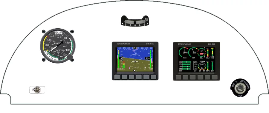 An Aviat Aircraft S1/S2 instrument panel design