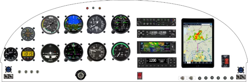 A Falco Aircraft Association Falco instrument panel design