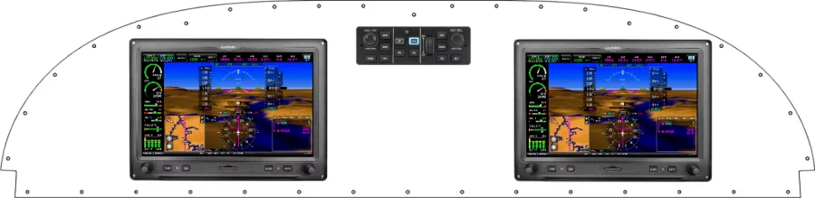 An Van's Aircraft RV-10 instrument panel design