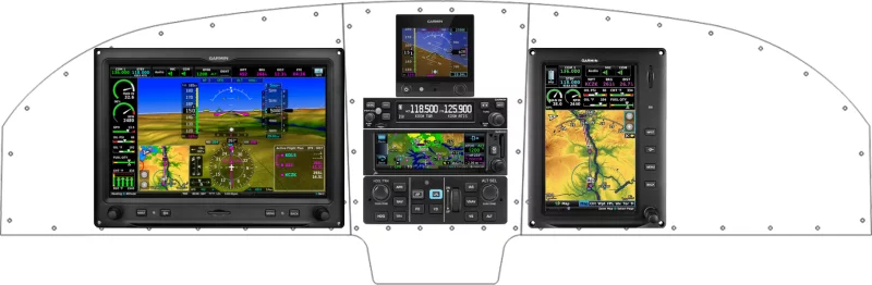 An Van's Aircraft RV-12 instrument panel design