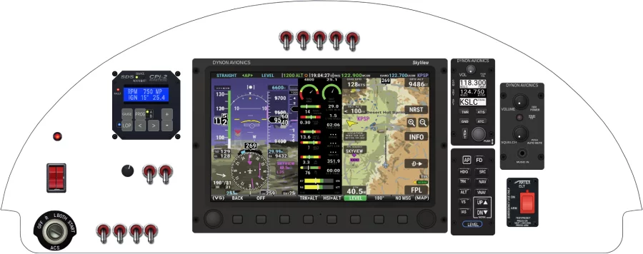 Van's Aircraft RV-4 instrument panel design
