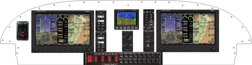 An Van's Aircraft RV-7/9 instrument panel design