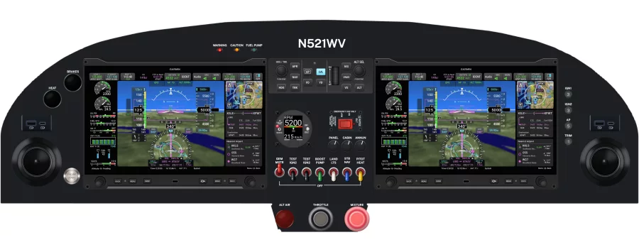 An RANS Aircraft S-20 / S-21 instrument panel design