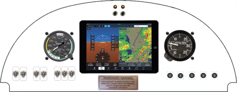 An Aviat Aircraft S1/S2 instrument panel design