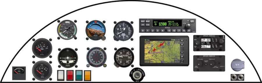 An Sonex Aircraft OneX instrument panel design
