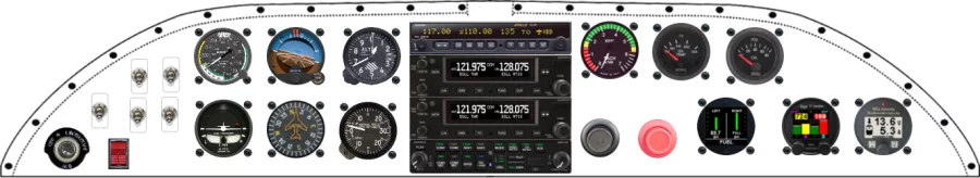 A Sonex Aircraft Sonex B instrument panel design