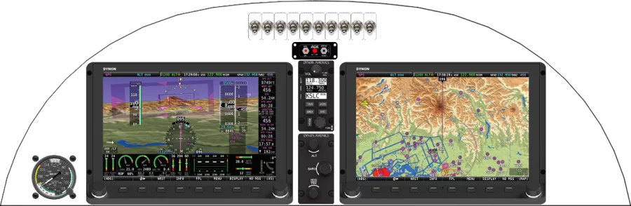 A Zenith Aircraft Company STOL CH 750 instrument panel design