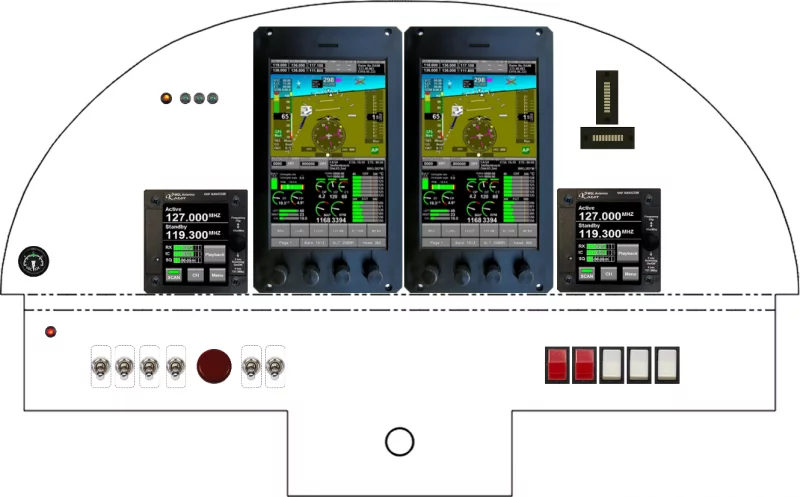 A Titan Aircraft T-51 instrument panel design