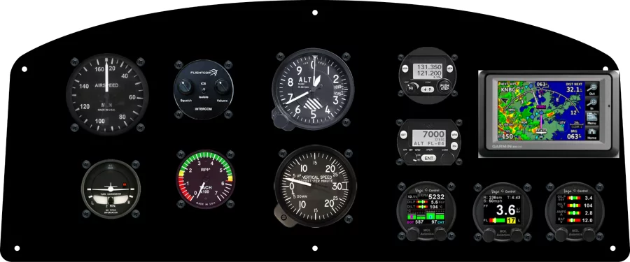 An Aeroprakt Aircraft Aeroprakt A22 instrument panel design