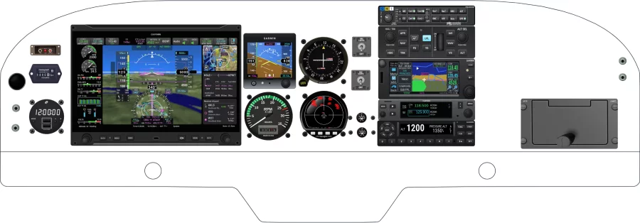 Grumman Aviation AA-5 instrument panel design