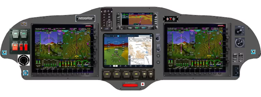 A Sling Aircraft Sling TSi instrument panel design