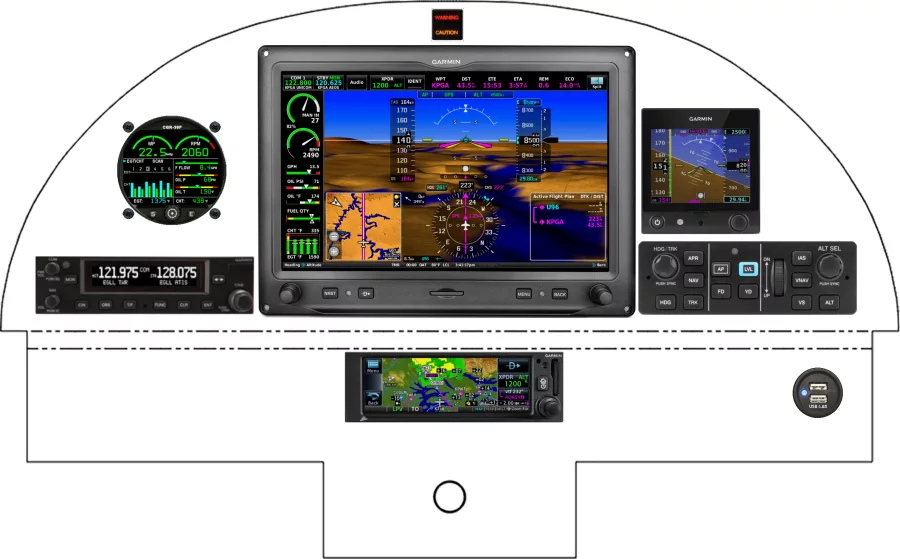 A Titan Aircraft T-51 instrument panel design