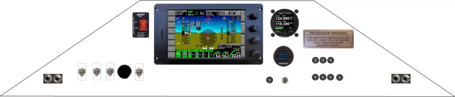 A Sonex Aircraft Sonex instrument panel design
