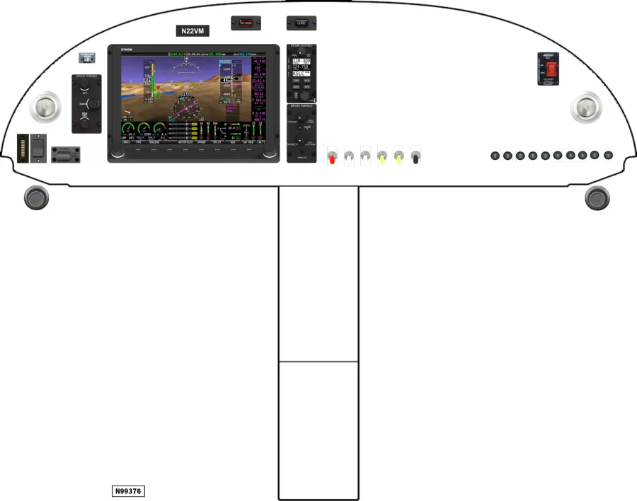 A Zenith Aircraft Company CH 750 Cruzer instrument panel design