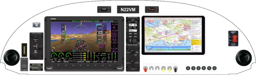 A Zenith Aircraft Company CH 750 Cruzer instrument panel design