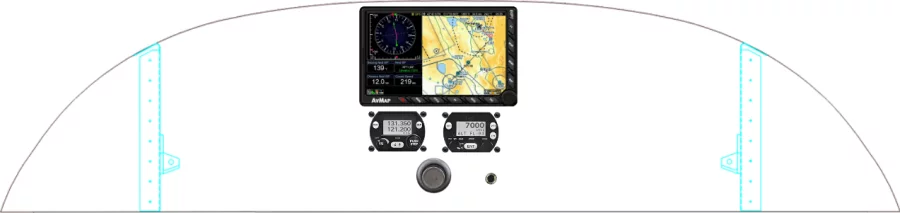 A Zenith Aircraft Company 601 HD/S instrument panel design